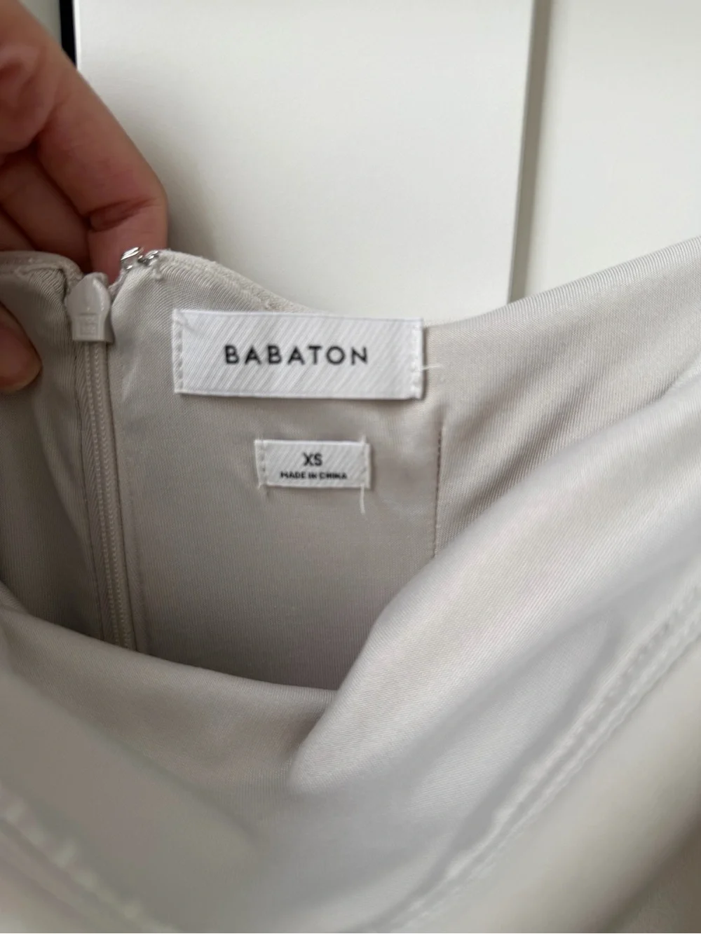 Babaton Eyecatcher Dress in Matte Pearl - Picture 3 of 4